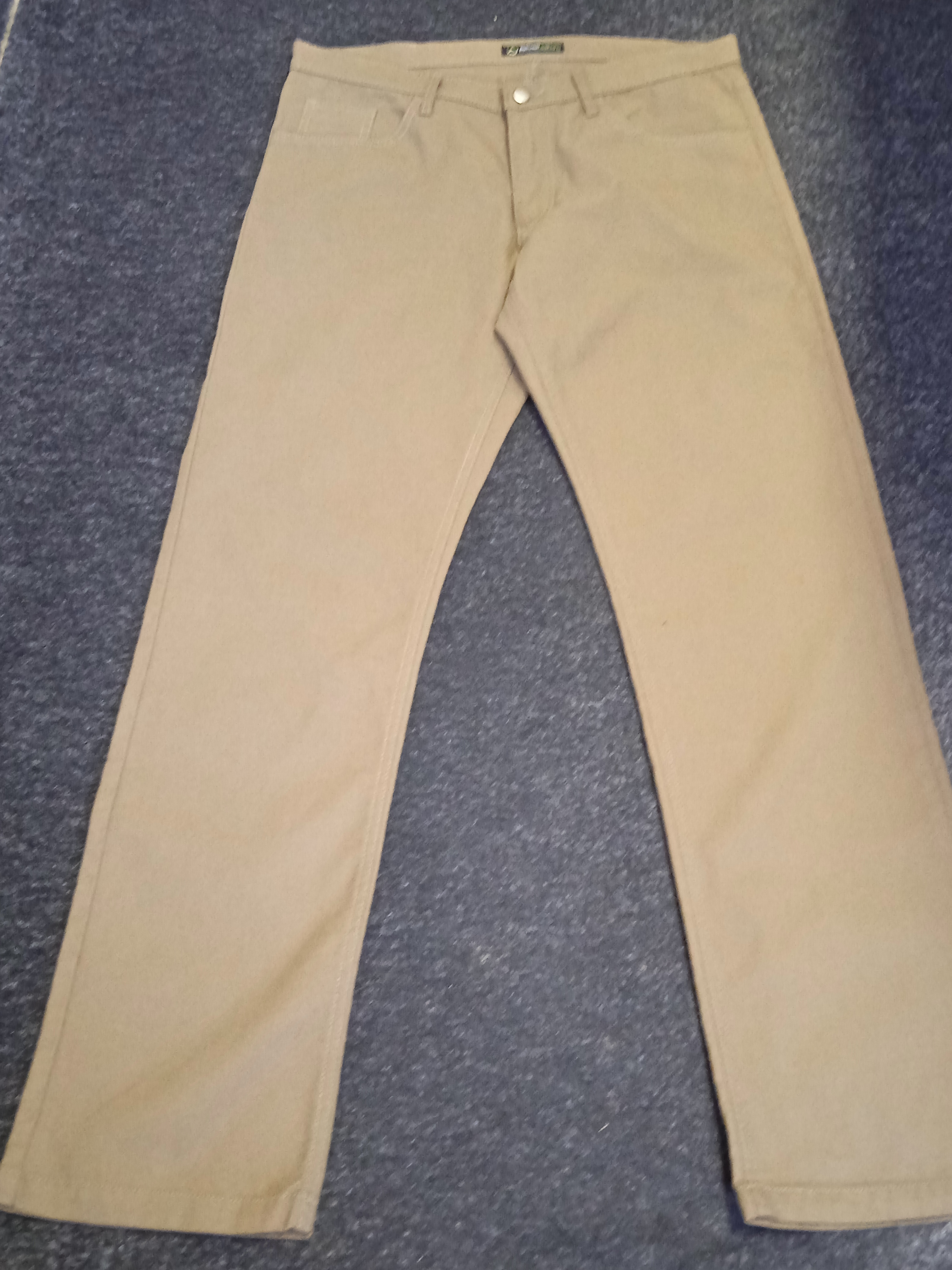 Kalhoty riflového střihu z materiálu PANADA barva oliva